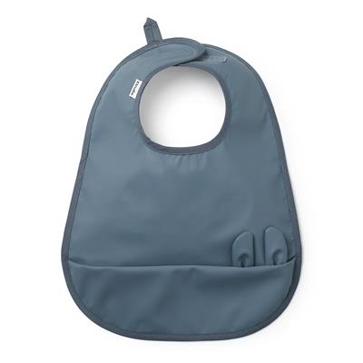 Elodie tender blue bunny bib