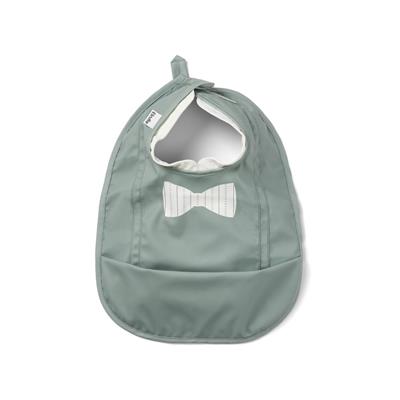 Elodie pebble green bib