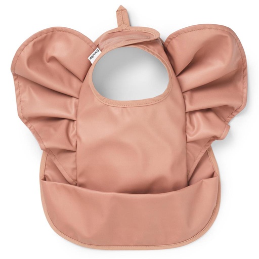 Elodie soft terracotta bib