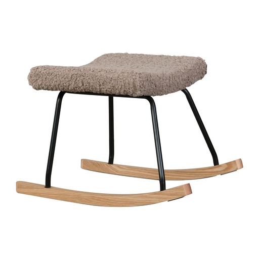 Pouf for rocking chair de luxe stone 