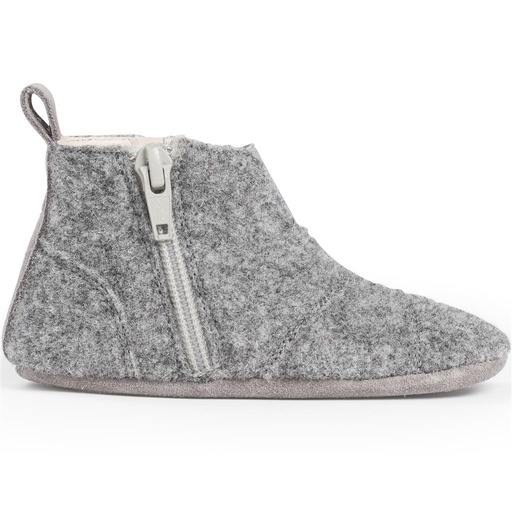 *Shoes first steps (wool) misty grey 