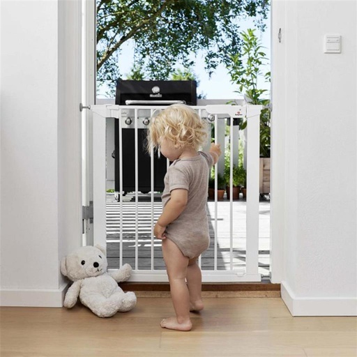 Door gate Asta (incl. 2 extensions) wit 