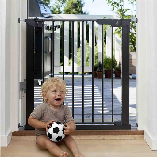 Door gate Asta (incl. 2 extensions) black