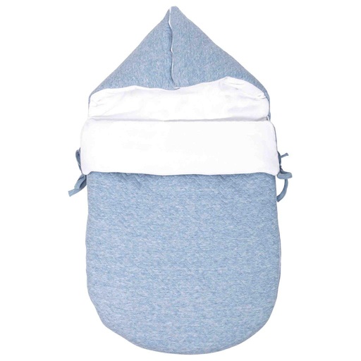 Angel nest (3-point harness) chevron denim blue 