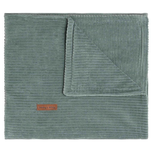 Couverture sens du lit vert mer 100X135