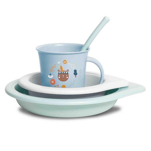 Eetset forest blauw 