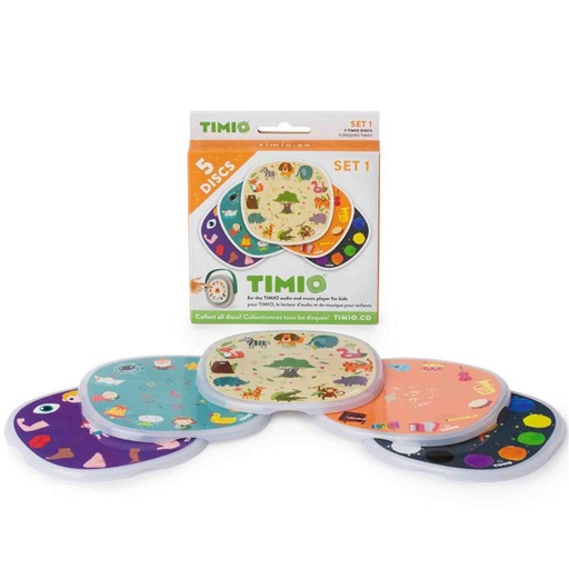 Disc pack for audio and music player set 1 