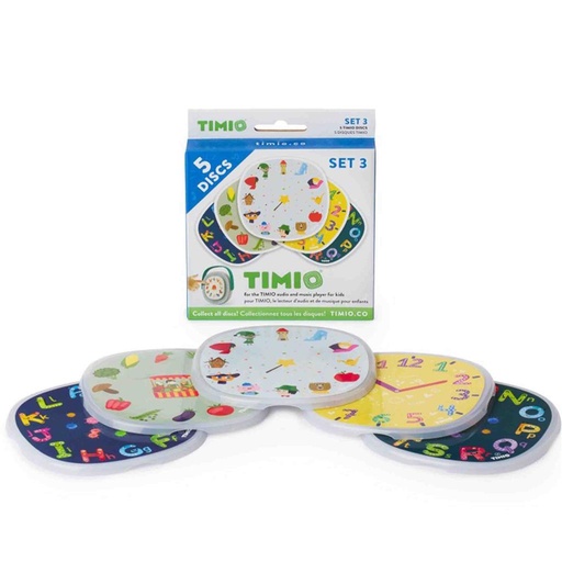 Disc pack for audio and music player set 3 