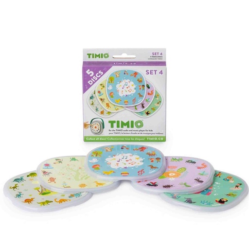 Disc pack for audio and music player set 4 
