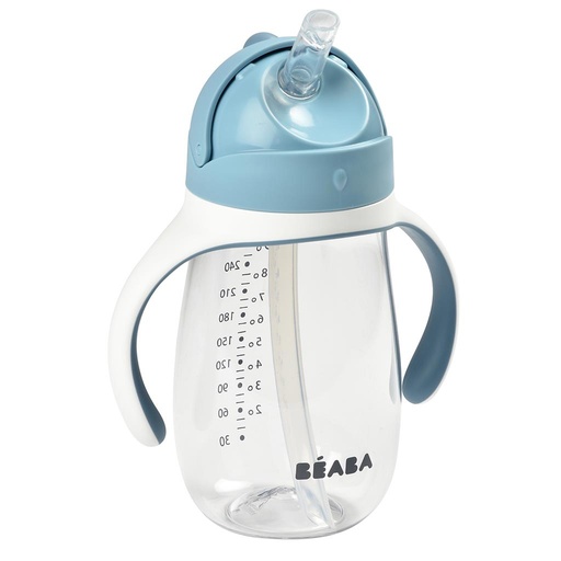 Gobelet avec paille 300ml windy blue 