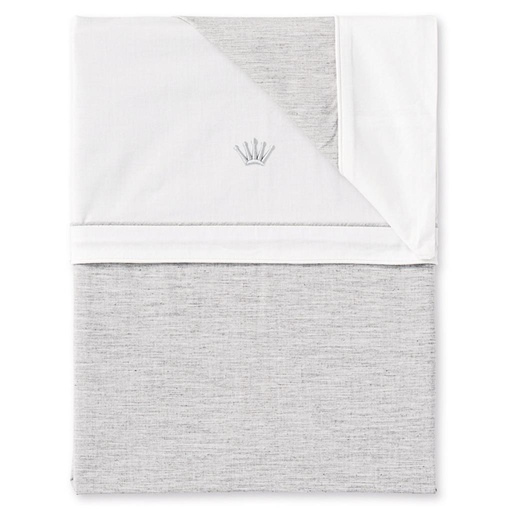 Enveloppe de couette Versa moonlight grey white-grey 140X100