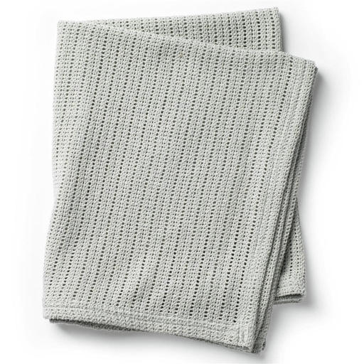 Blanket cellular Elodie mineral green 