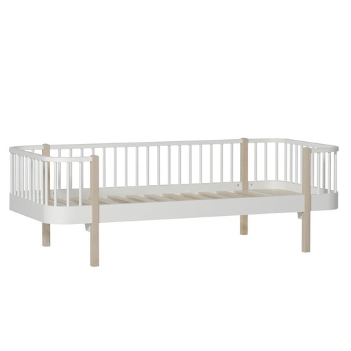 Eenpersoonsbed original day white-oak 90X200