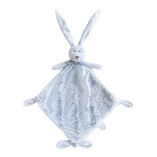 Doudou rabbit Flor blauw 