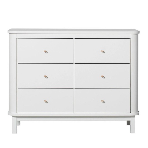 Commodes 6 tiroirs (blanc) wit 