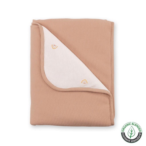 Couverture en jersey pady Wafle dove 
