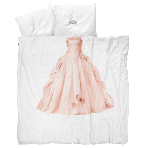 Enveloppe de couette princesse rose