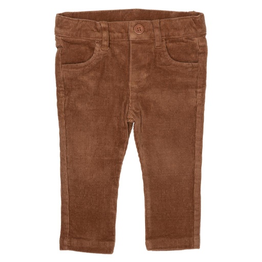 Broek rib cognac