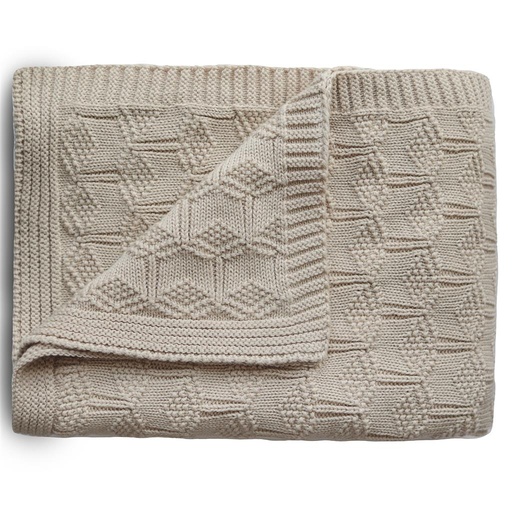 Couverture honeycomb beige 