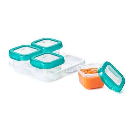 Freezer container (4x120ml) teal (turquoise)