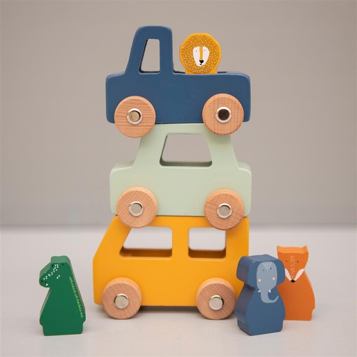 Ensemble de voitures d'animaux  