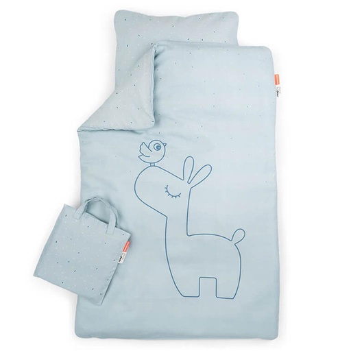 Down cover baby Lalee blue 70X100