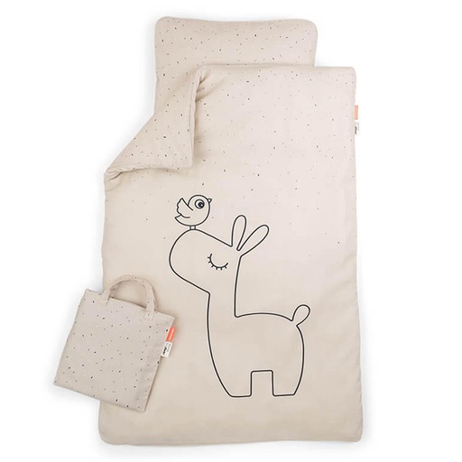 Enveloppe de couette baby Lalee sand 70X100