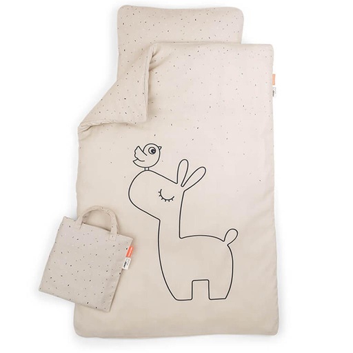 Donsovertrek junior Lalee sand 100X140