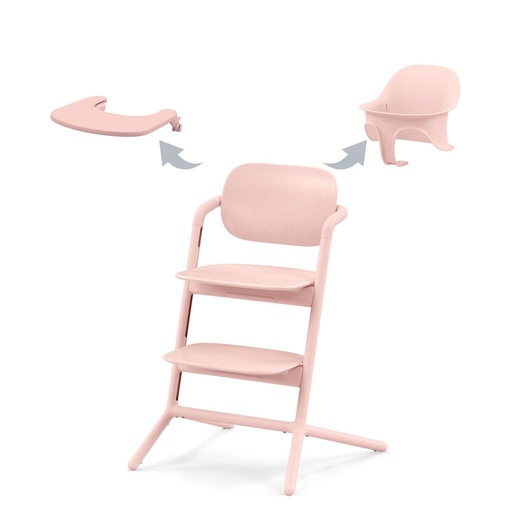 Dining chair lemo 3-in-1 pearl pink 