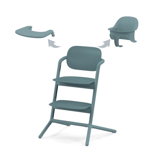 Dining chair lemo 3-in-1 stone blue 