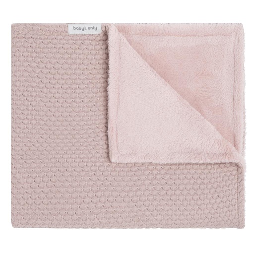 Blanket crib teddy sky old pink