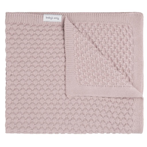 Blanket crib chunky sky old pink