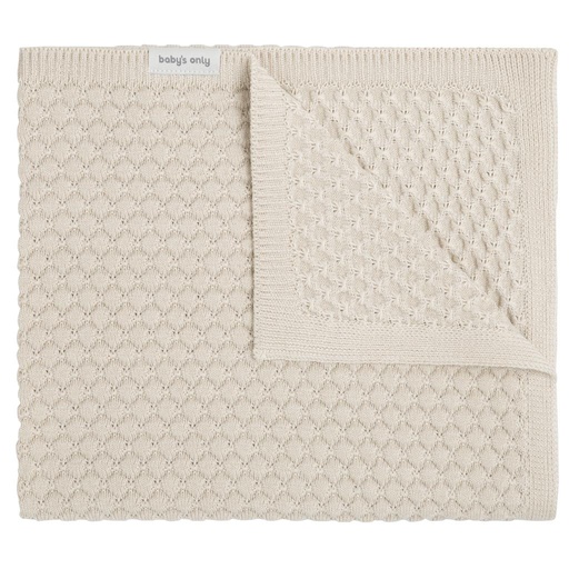 Couverture berceau chunky sky warm linen 70X95