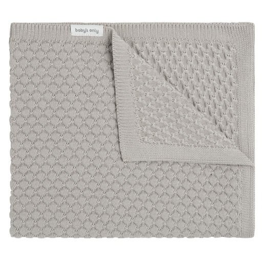 Couverture berceau chunky sky urban taupe 70X95