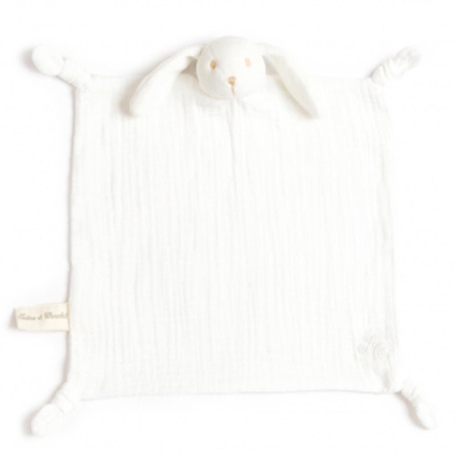 Doudou lapin Augustin (coton) ecru(ivory) 