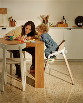 Eetstoel Giraffe zwart black 