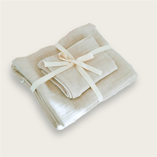 Dekbedovertrek 100 cmx135 cm Charlie Charlie sand 100X135