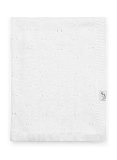 Blanket crib Saint-Tropez poetree kids off white 