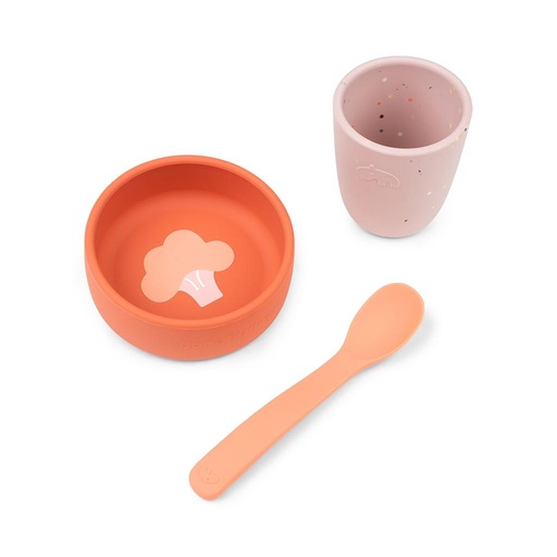 Eetset (silicone) 1st meal papaya 