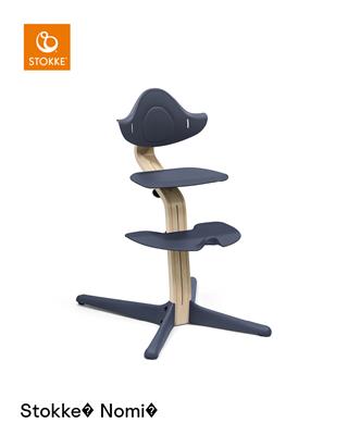 Dining chair beech natural navy 