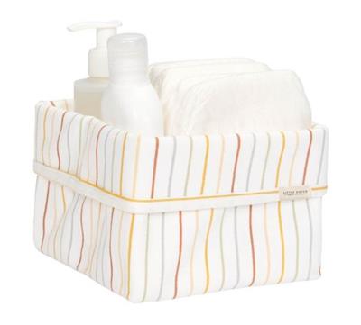 Panier à langer (petit) rayures ensoleillées sunny stripes 