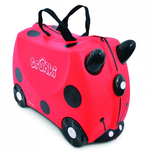 Travel case ride on ladybug Harley