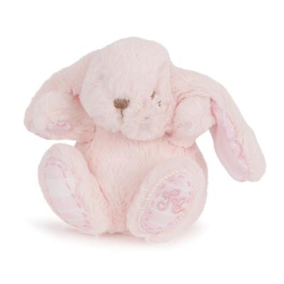 Lapin Augustin 12cm rose pâle