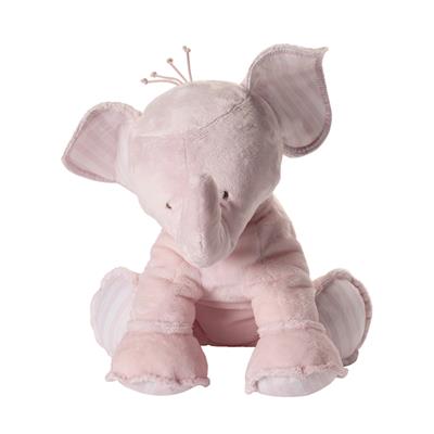 Eléphant Ferdinand 25cm rose pale 
