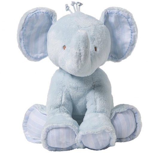 Eléphant Ferdinand 25cm bleu ciel 