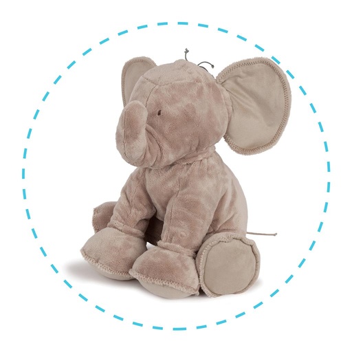 Eléphant Ferdinand 60cm taupe