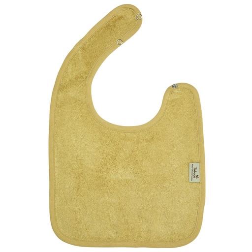 Bib with push button honey yellow