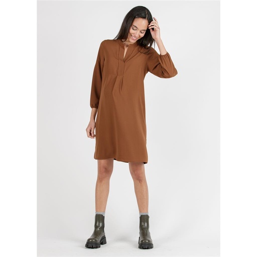 Jurk Lisa caramel 