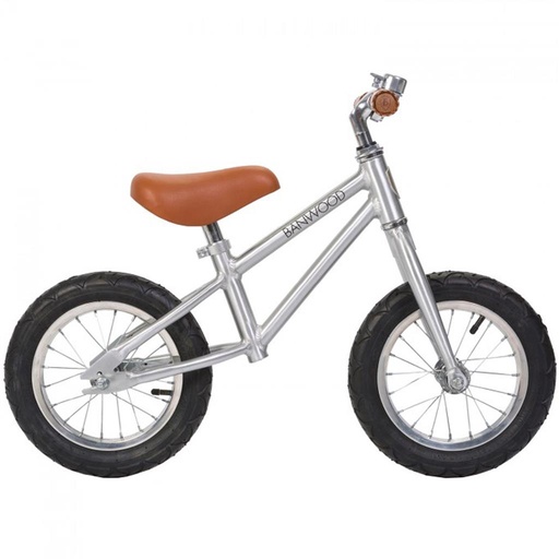 Balance bike first go (chrome) silver