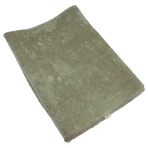 Changing pillow cover whisper green